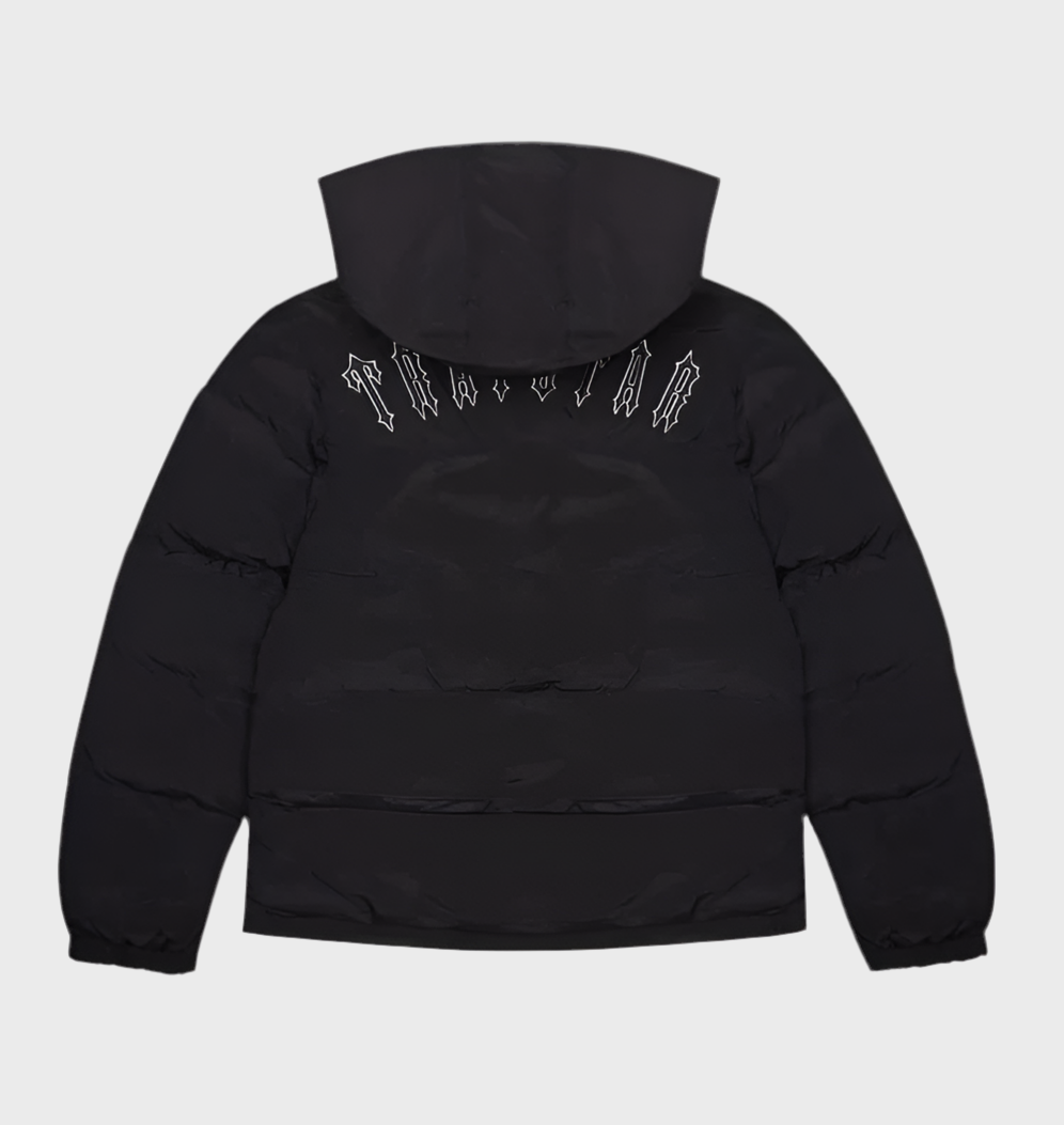 TS Irongate Detachable Hooded Puffer Jacket - (BLACK)