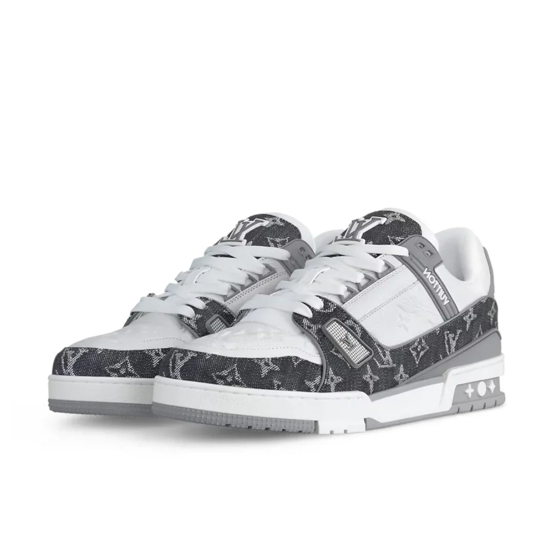 LV Monogram White Grey