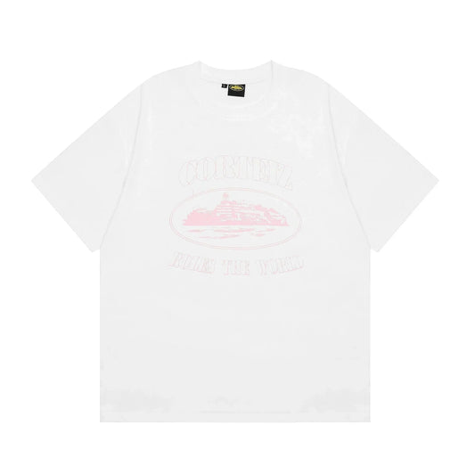 Alcatraz Pink T-shirt - Tygra Clothing