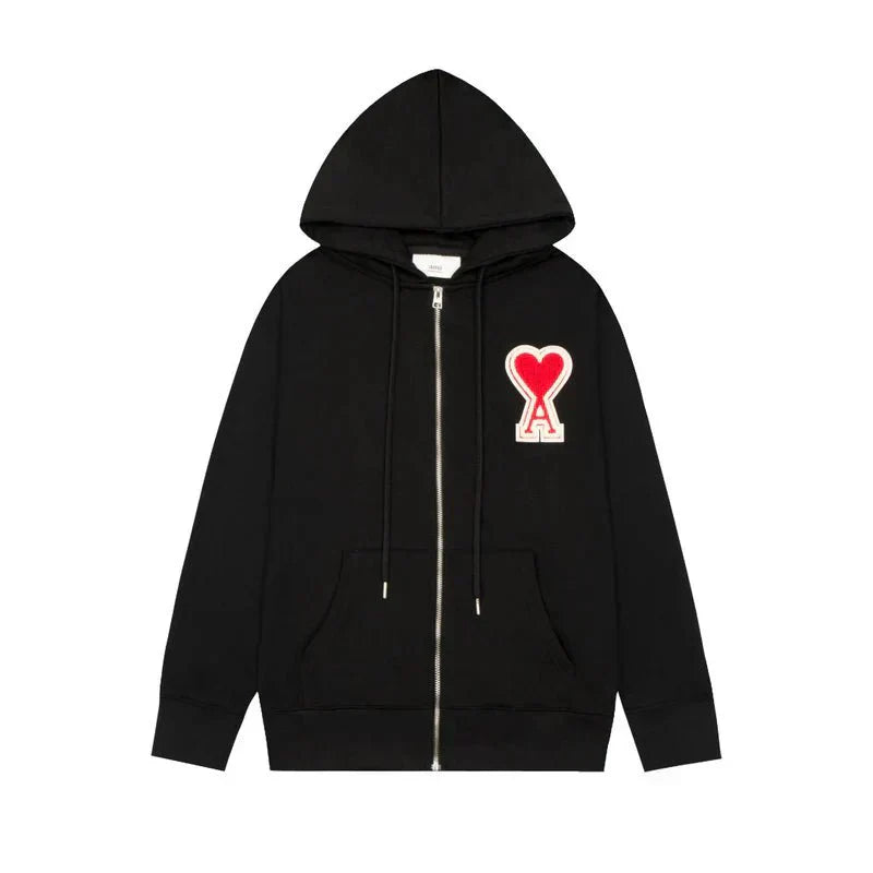 Ami Black Zipper - Tygra Clothing